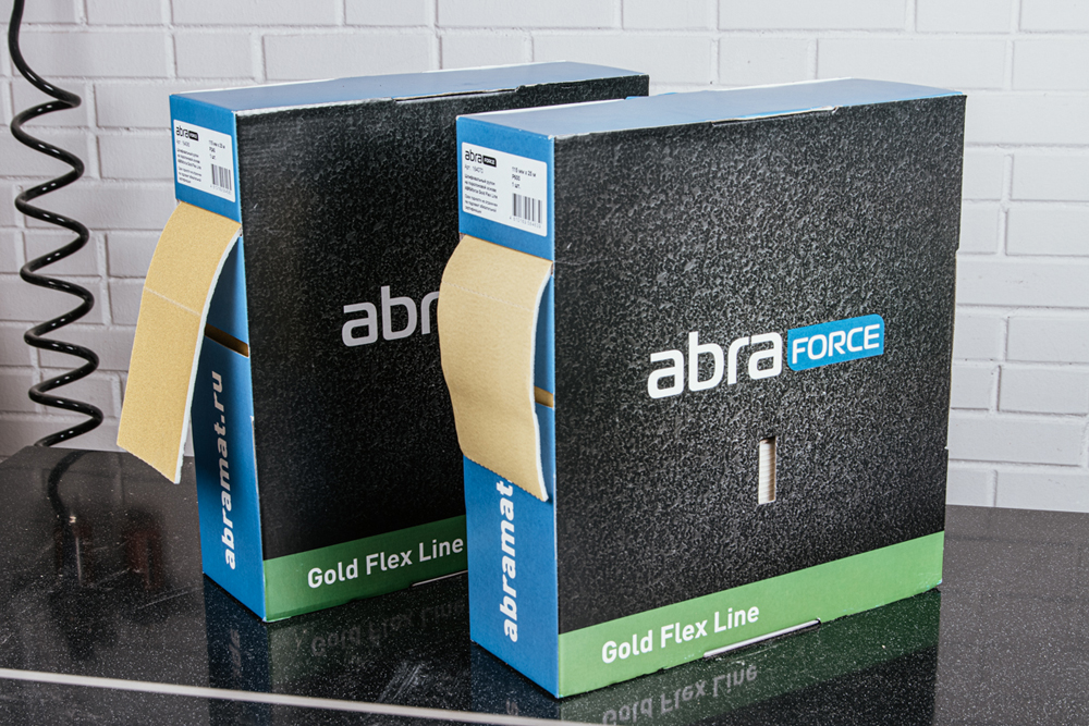 Шлифовальные рулоны на поролоновой основе Abraforce Gold Flex Line